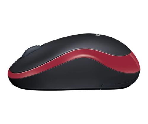 LOGI M185 Wireless Mouse RED EWR2