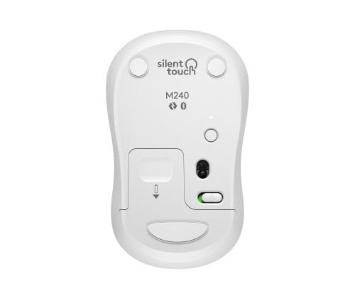 LOGI M240 Silent Bluetooth Mouse - WHITE