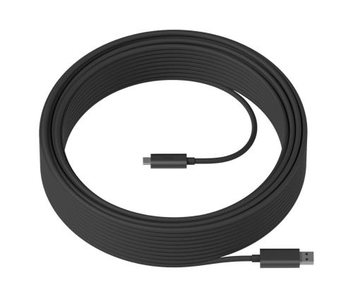 LOGI STRONG USB 3.1 CABLE 10m - GRAPHITE
