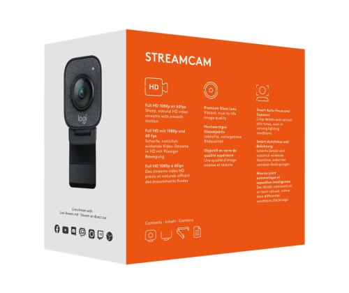 LOGI StreamCam GRAPHITE