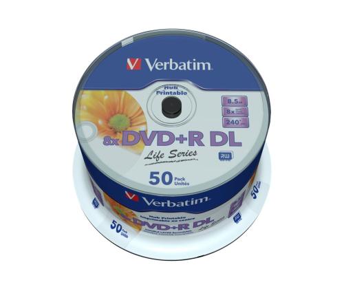 VERBATIM 97693 DVD+R DL Verbatim spind