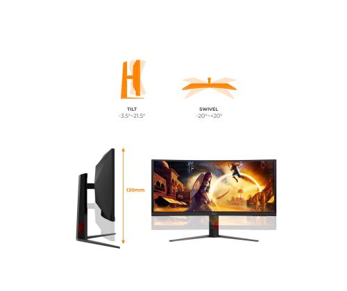 AOC CU34G4CA 34inch 3440x1440 Fast VA