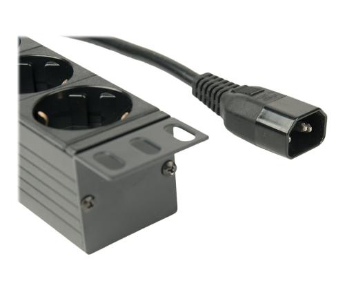 GEMBIRD PDU 8x Schuko 1U 10A 3m C14 Plug