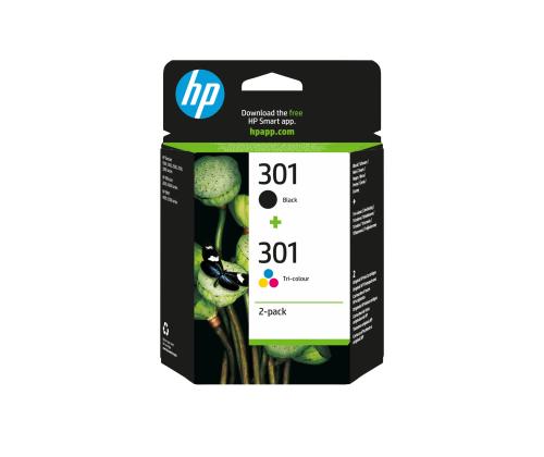 HP 301 Ink Cartridge Combo 2-Pack