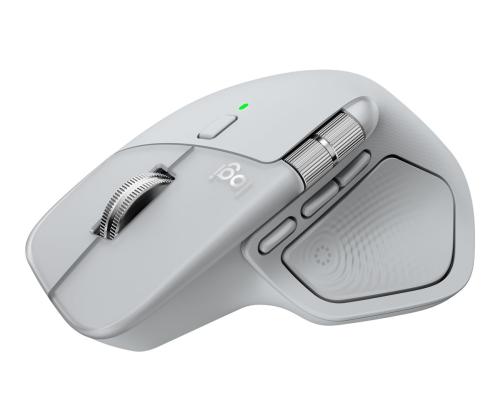 LOGI MX Master 4 Mouse Pale Grey