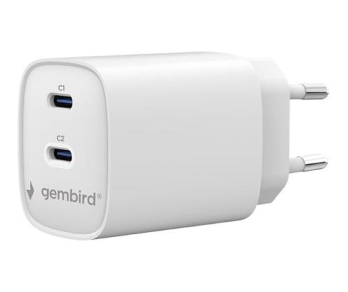 GEMBIRD 2-port 45 W USB fast charger