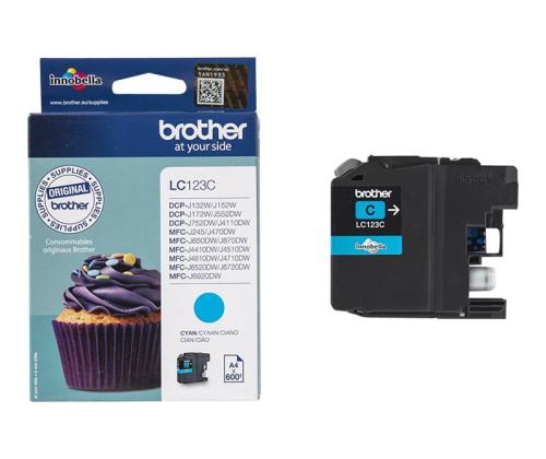 BROTHER LC123C ink cyan 600pages