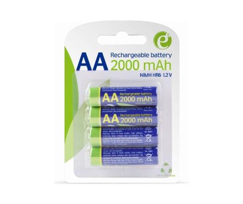 GEMBIRD Rechargeable AA 2000mAh 4 pcs
