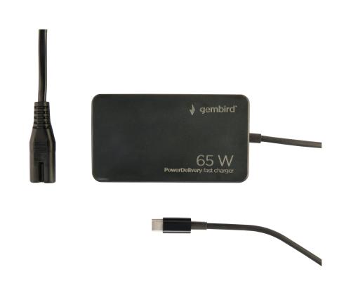 GEMBIRD PowerDelivery GaN 65W charger