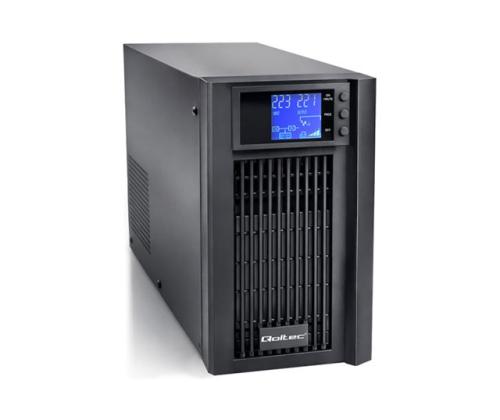 QOLTEC UPS 3kVA 2400W AVR LCD