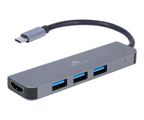 GEMBIRD Multi Port Adapter USB Type C