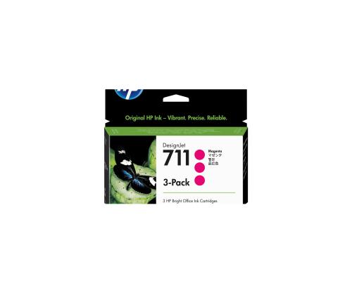 HP 3x 711 ink Magenta DJ T120 520