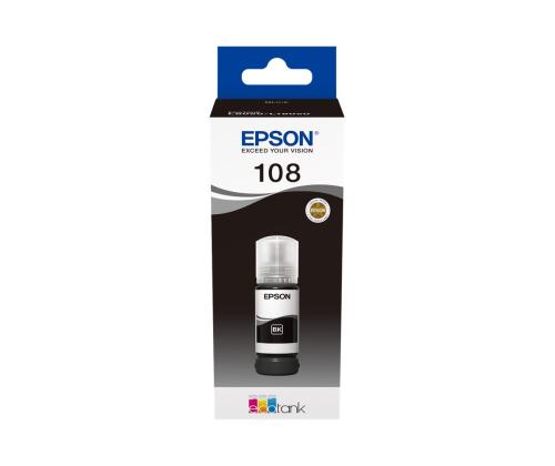EPSON 108 EcoTank Black Ink Bottle