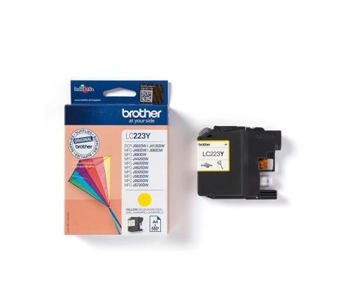 BROTHER LC223Y ink yellow 550pages