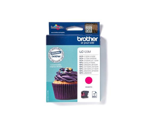 BROTHER LC123M ink magenta 600pages
