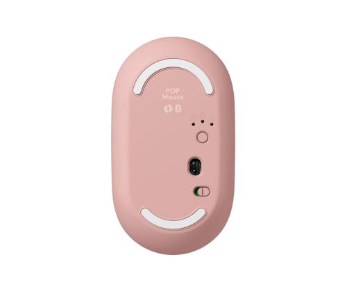 LOGI POP Mouse with emoji - ROSE