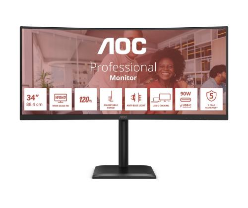 AOC CU34E4CV 34inch UWQHD VA 120Hz 21:9