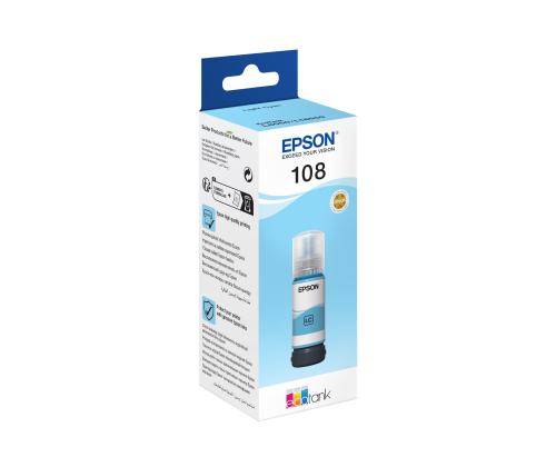 EPSON 108 EcoTank Light Cyan Ink Bottle
