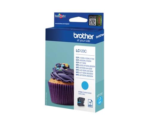 BROTHER LC123C ink cyan 600pages