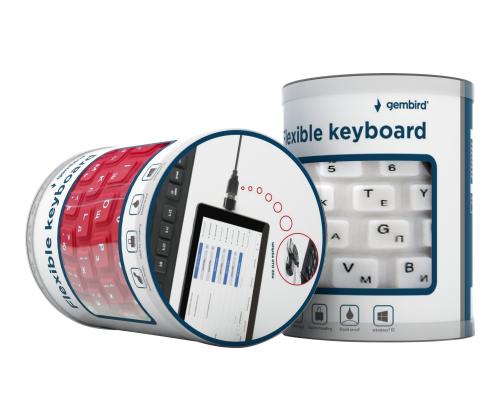 GEMBIRD KB-109F-B Flexible keyboard