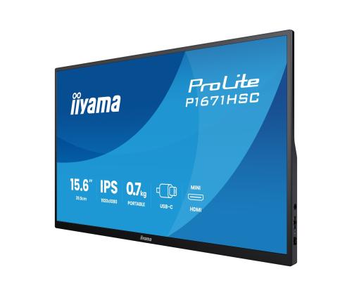 IIYAMA P1671HSC-B1 Portable 15.6inch IPS