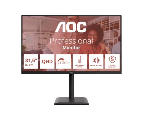 AOC 31.5inch 2560x1440 100Hz IPS Flat