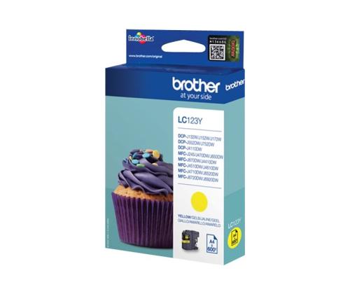 BROTHER LC123Y ink yellow 600pages