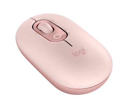 LOGI POP Mouse with emoji - ROSE