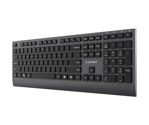 GEMBIRD Slim wired multimedia keyboard