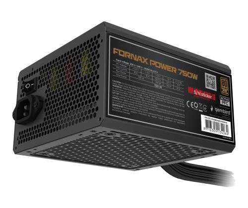 GEMBIRD Power supply unit 750W active PF