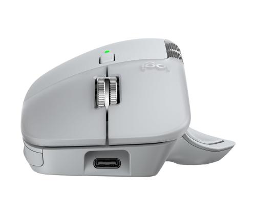 LOGI MX Master 4 Mouse Pale Grey