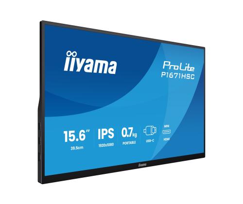 IIYAMA P1671HSC-B1 Portable 15.6inch IPS