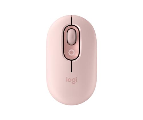 LOGI POP Mouse with emoji - ROSE