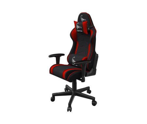 GEMBIRD Gaming chair black/red mesh