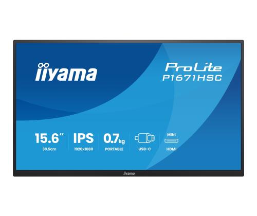 IIYAMA P1671HSC-B1 Portable 15.6inch IPS