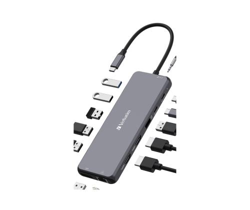 VERBATIM USB-C Pro Multiport Hub 13 Port