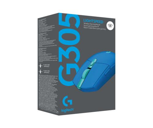 LOGI G305 LightSpeed Wirel Mouse blue