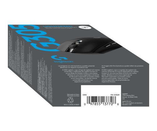 LOGI G305 Recoil Gaming Mouse BLACK EWR2