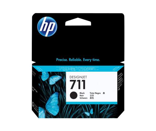 HP 711 tindikassett must 38 ml DJ T120 520