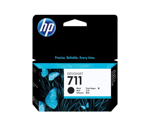 HP 711 tindikassett must 38 ml DJ T120 520