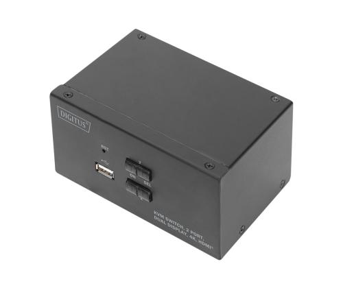 DIGITUS KVM Switch 2x2 HDMI 2-Port