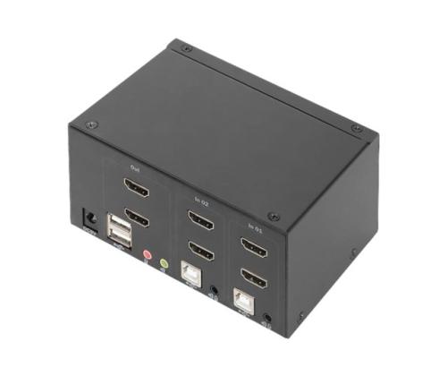 DIGITUS KVM Switch 2x2 HDMI 2-Port