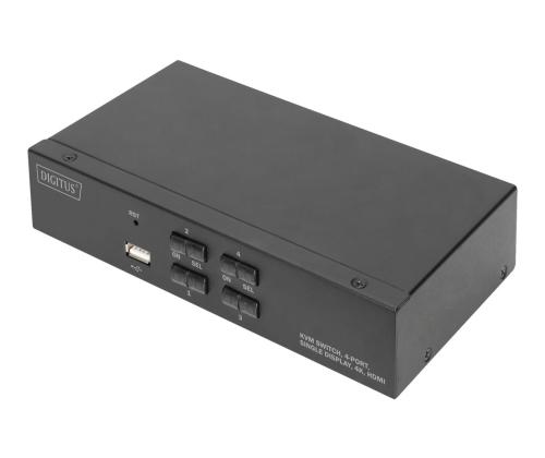 DIGITUS KVM Switch 2x1 HDMI 4-Port