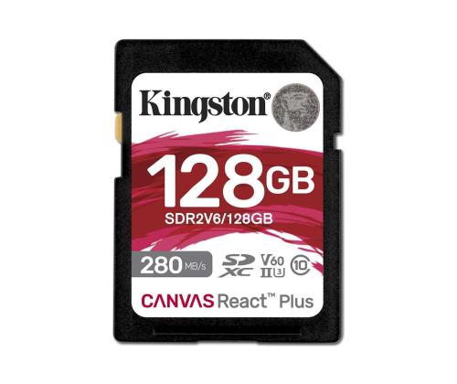 KINGSTON 128GB Canvas React Plus SDXC