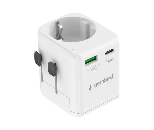 GEMBIRD universal travel power adapter