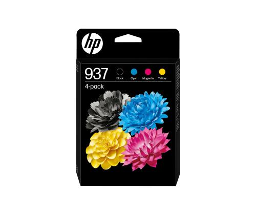 HP 937 CMYK Original Ink Cartridge 4-Pac