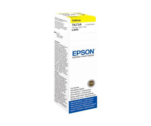 EPSON T6734 YELLOW INK BOTTLE 70ML
