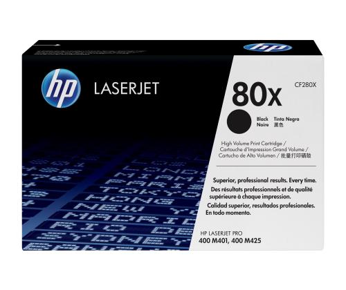 HP Toner 80X black  HV