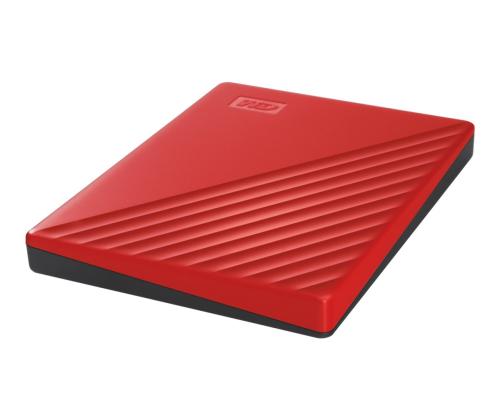 WD My Passport 2TB portable HDD Red