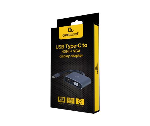GEMBIRD USB Type-C to HDMI + VGA display